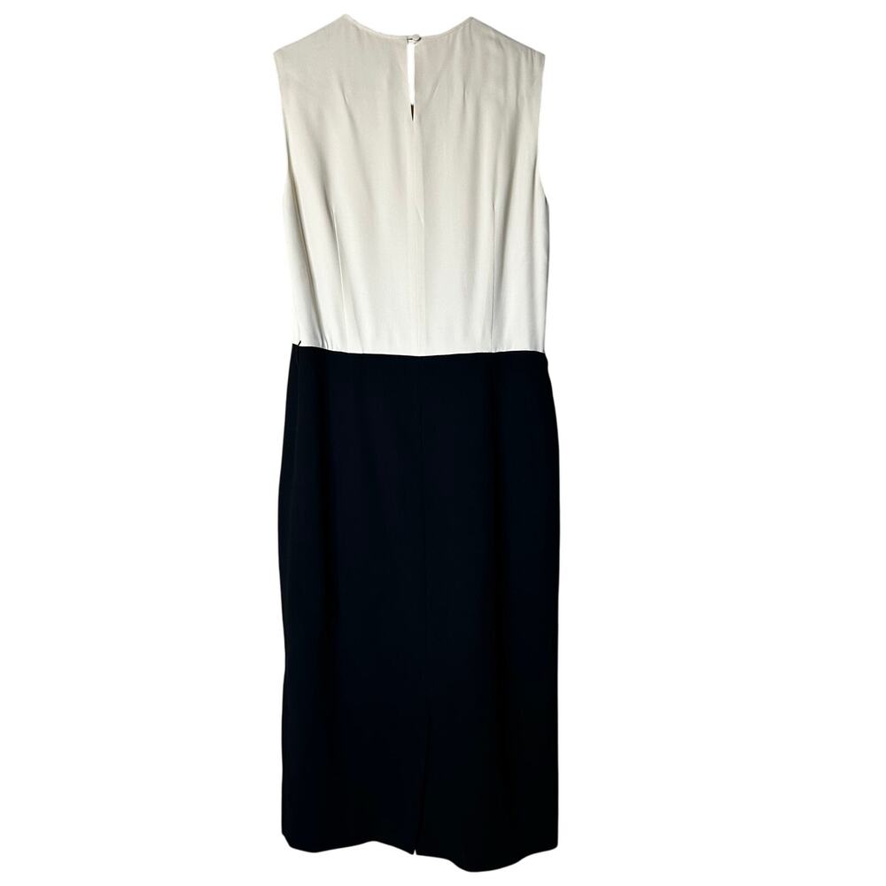 Michael Kors Dress Size‎ 4 Vintage Classic Timeless Wool Blend Cream Black - Picture 4 of 8